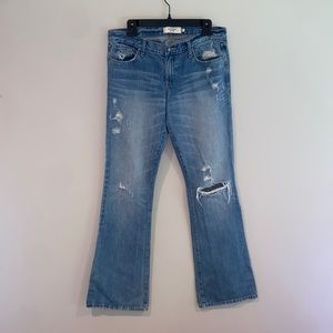 Abercrombie & Fitch Light Blue Flare Jeans
